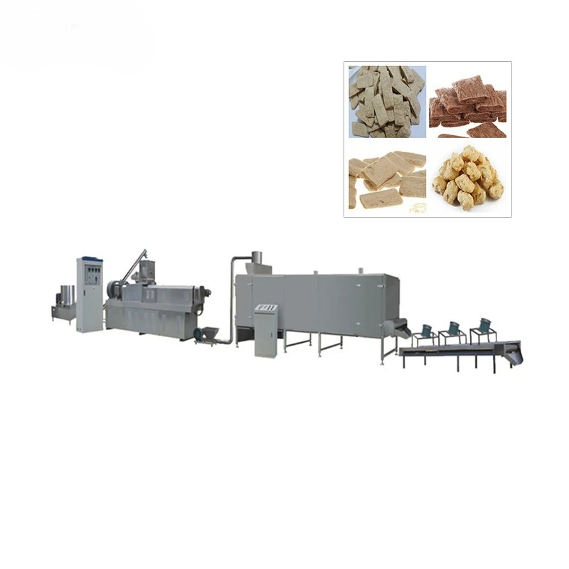 Soy Protein Soy Chunks Making Machine Vegetarian Food Production Line