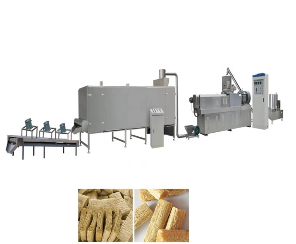 Soy Protein Soy Chunks Making Machine Vegetarian Food Production Line